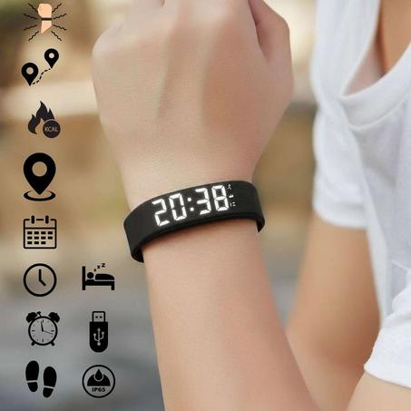 سوار ذكي رياضي متعدد الوظائف غير متصل بالبلوتوث