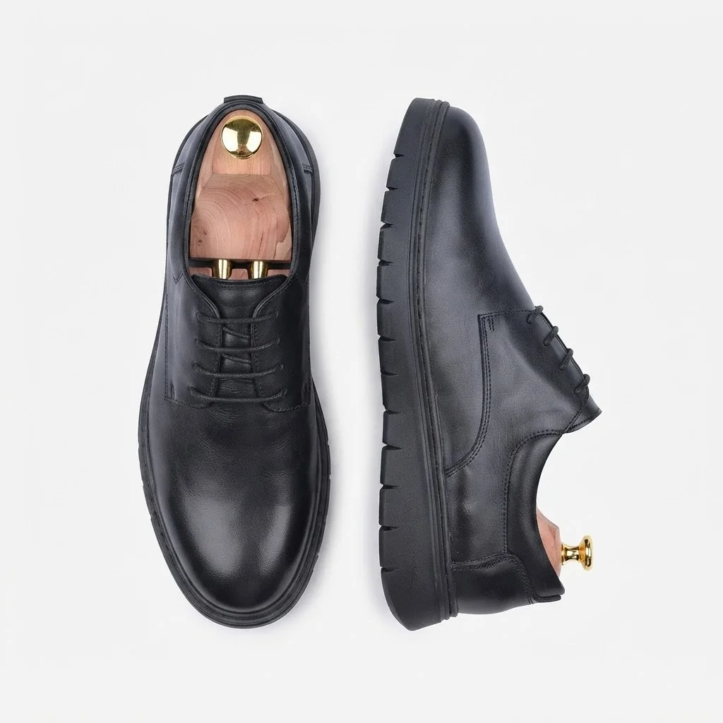 Chaussure Classique en Cuir R235 - Noir