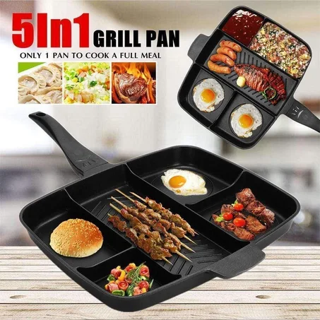 Magic grill pan 5 in 1 /1er qualité
