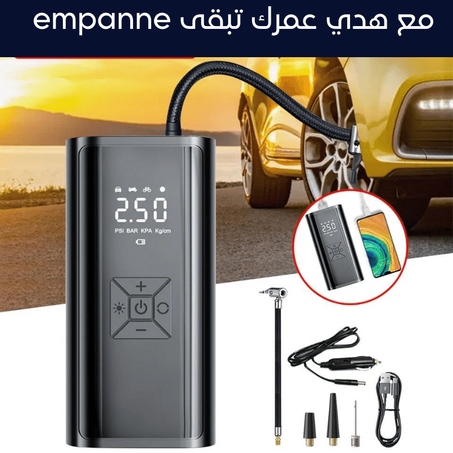 بومبة تعبئة الهواء المحمولة للسيارة