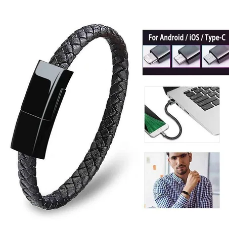 USB BRACLET CHARGER ANDROID+ IOS