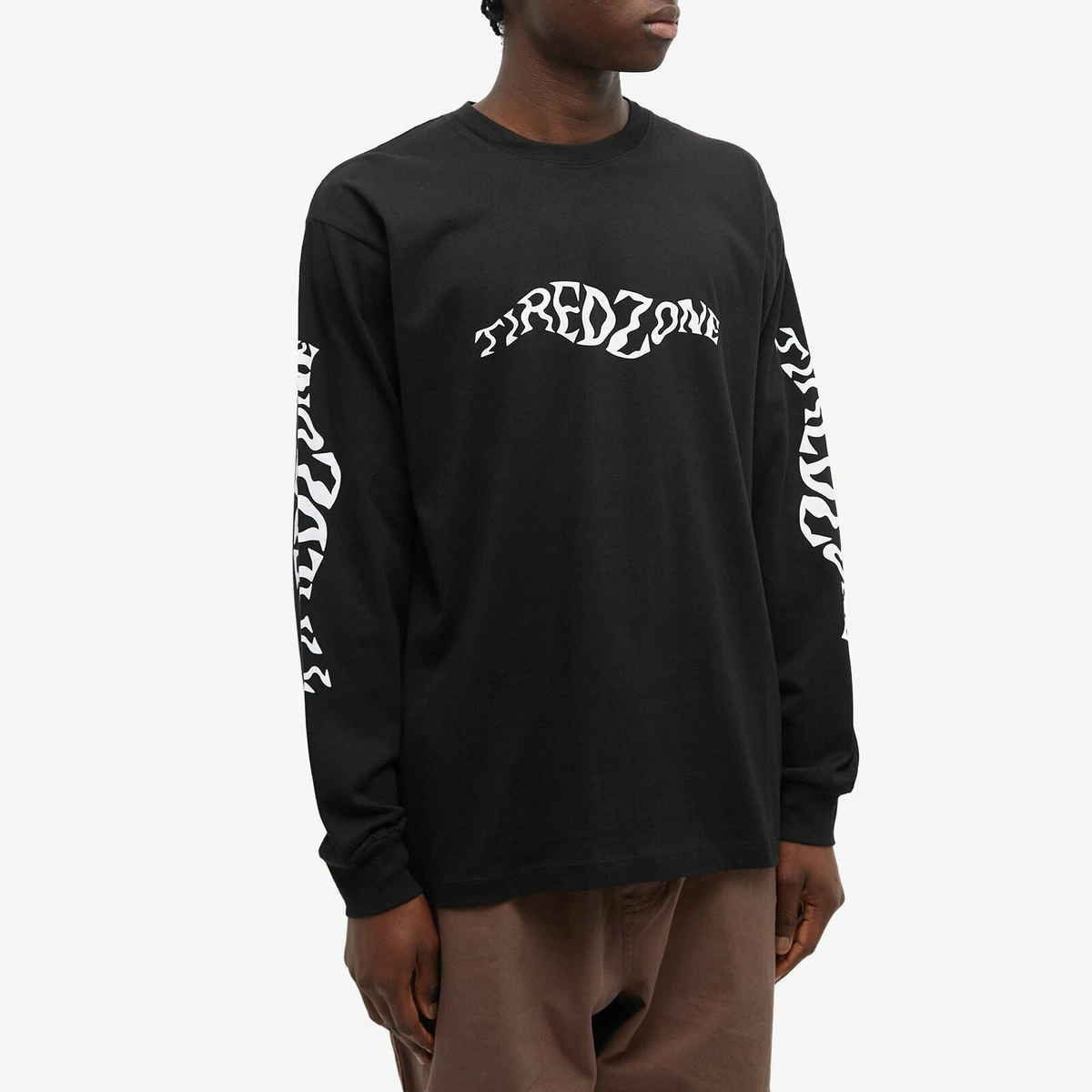Long Sleeve Tired Zone Black
