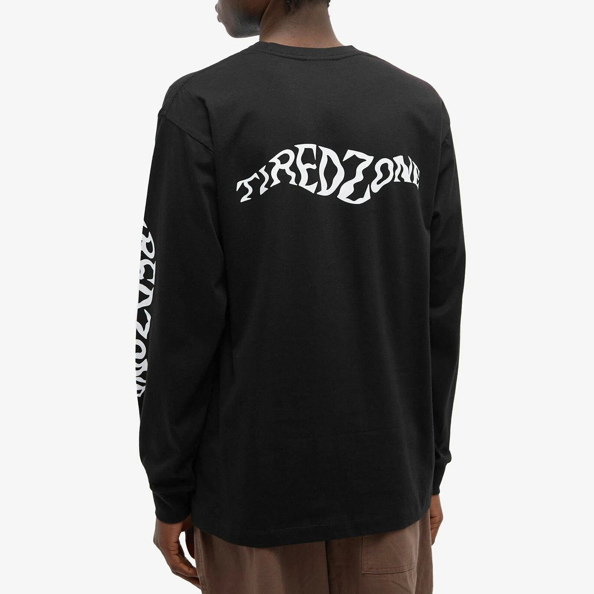 Long Sleeve Tired Zone Black