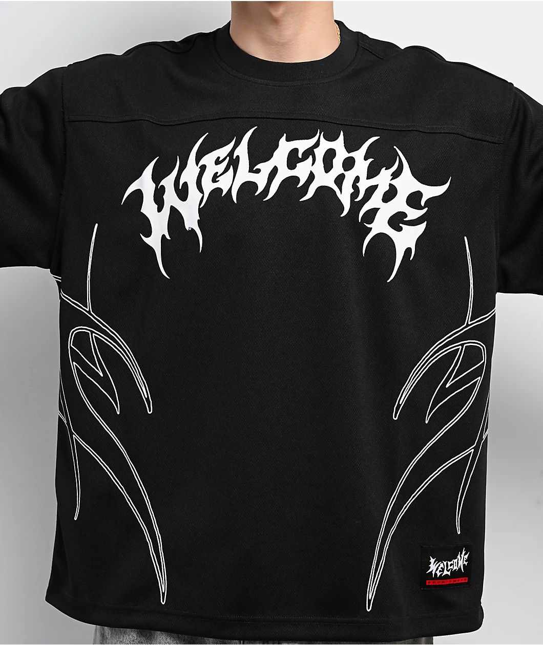 Long Sleeve Scrub Black