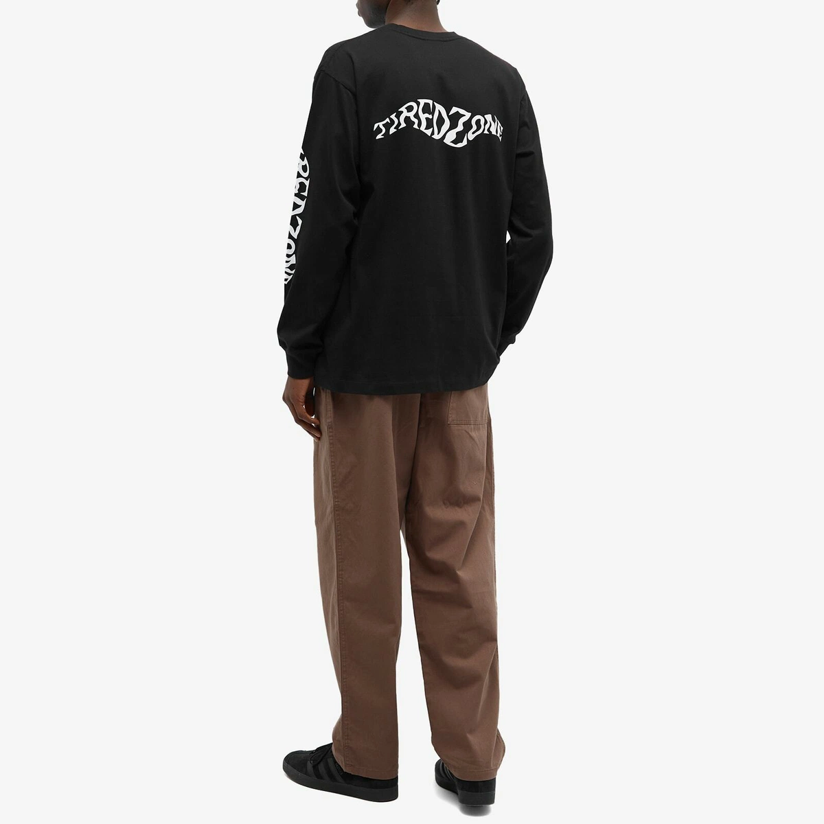 Long Sleeve Tired Zone Black