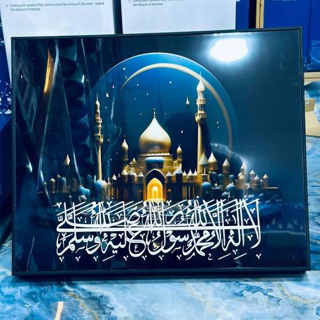 غطاء عداد كهربائي بتصميم فني إسلامي