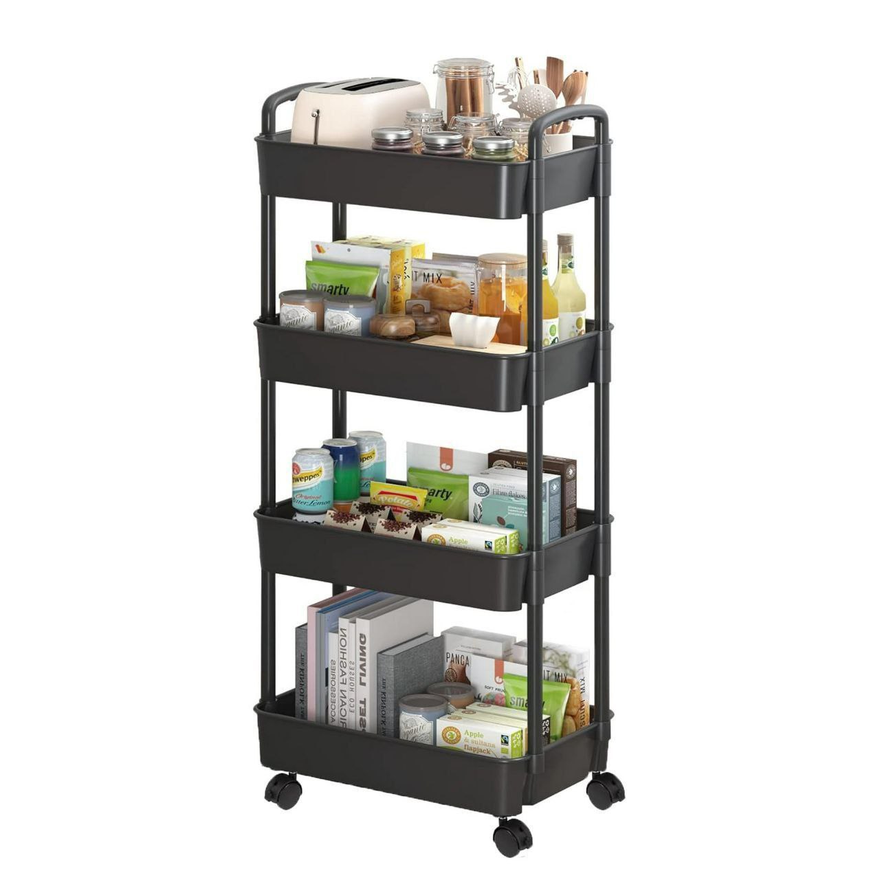 Chariot de Rangement Cuisine Multifonction avec Roues – Meuble Pratique et Mobile