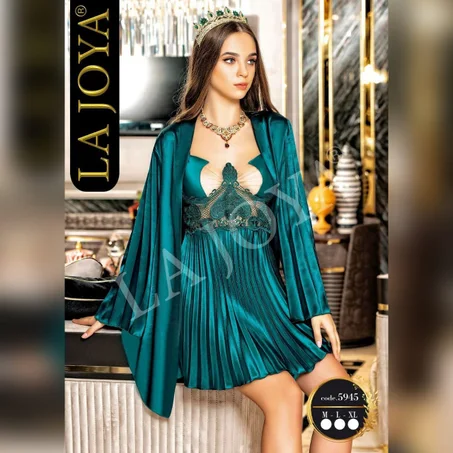 5945 لانجري 2 قطع من الساتان الناعم