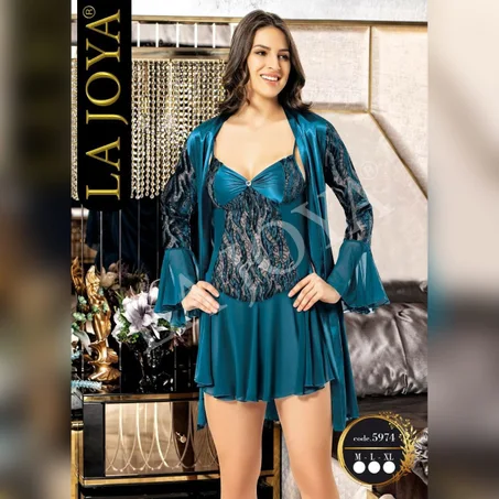 لانجري 2 قطع من الساتان الناعم