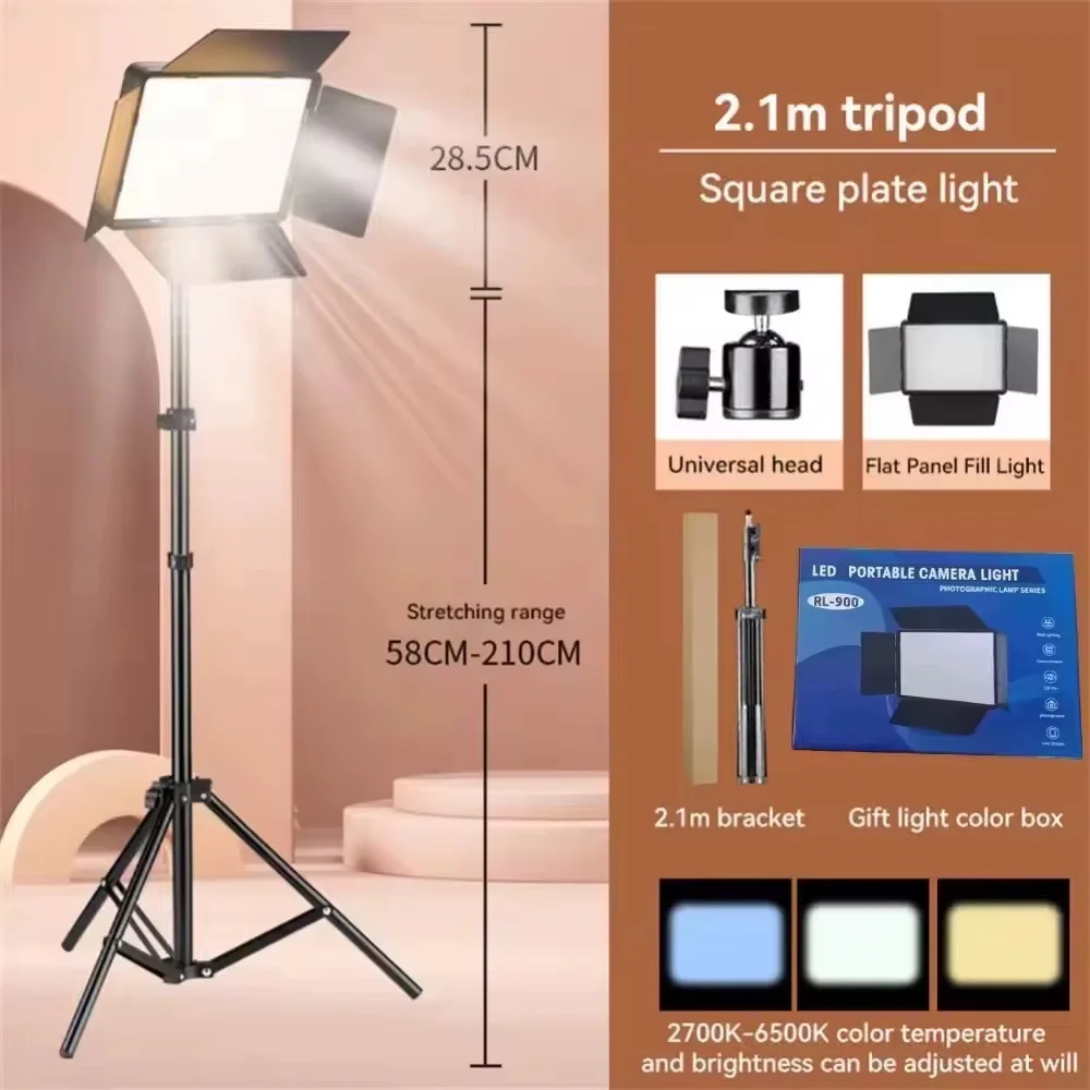 Kit Lumière LED Professionnel – Pro LED 800 avec Trépied