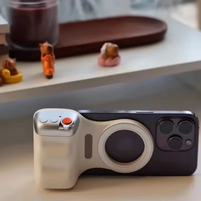 Poignée Photo Magnétique 360° Fun Shot – Contrôle Pro pour Smartphone