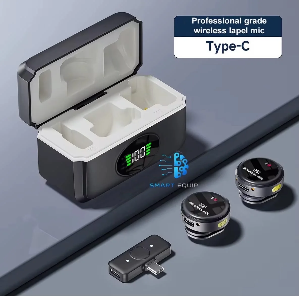 Mini Microphone  Cravate Pro –  Sans Fil Q8