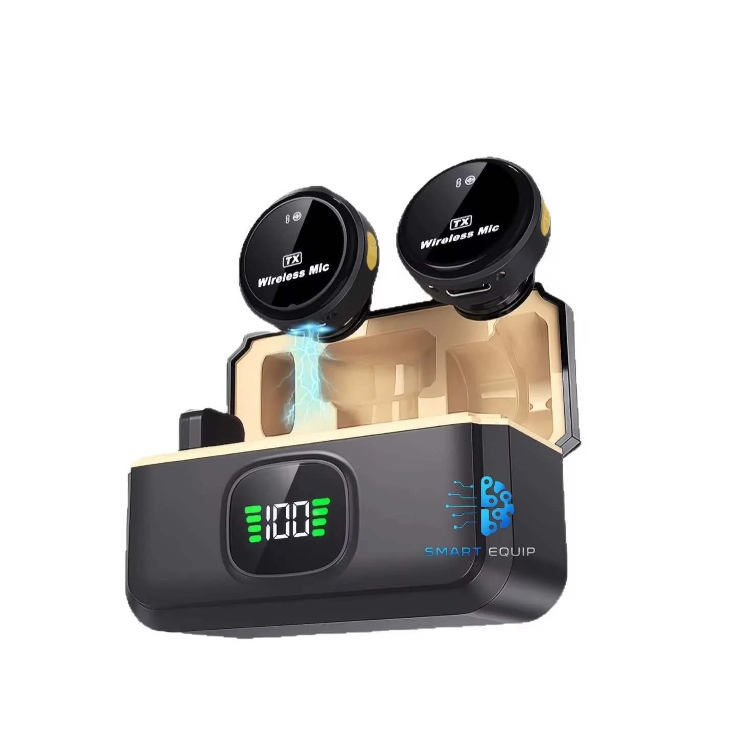 Mini Microphone  Cravate Pro –  Sans Fil Q8