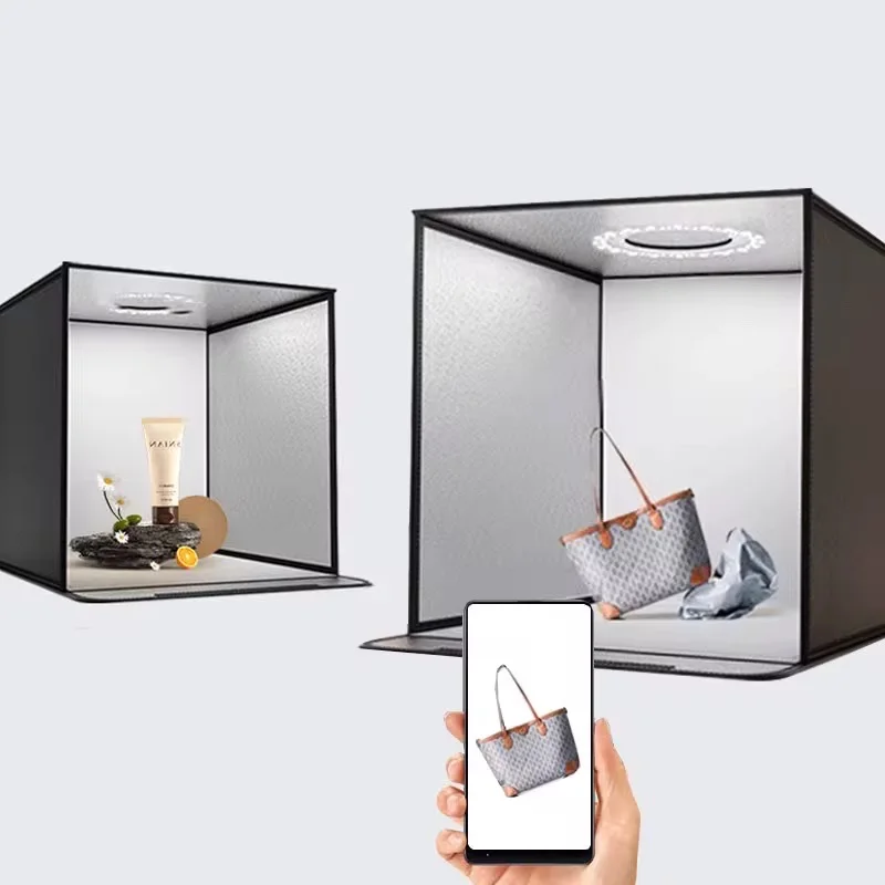 Boîte Studio LED Pliable 40 cm – Éclairage Professionnel pour Photos et Vidéos