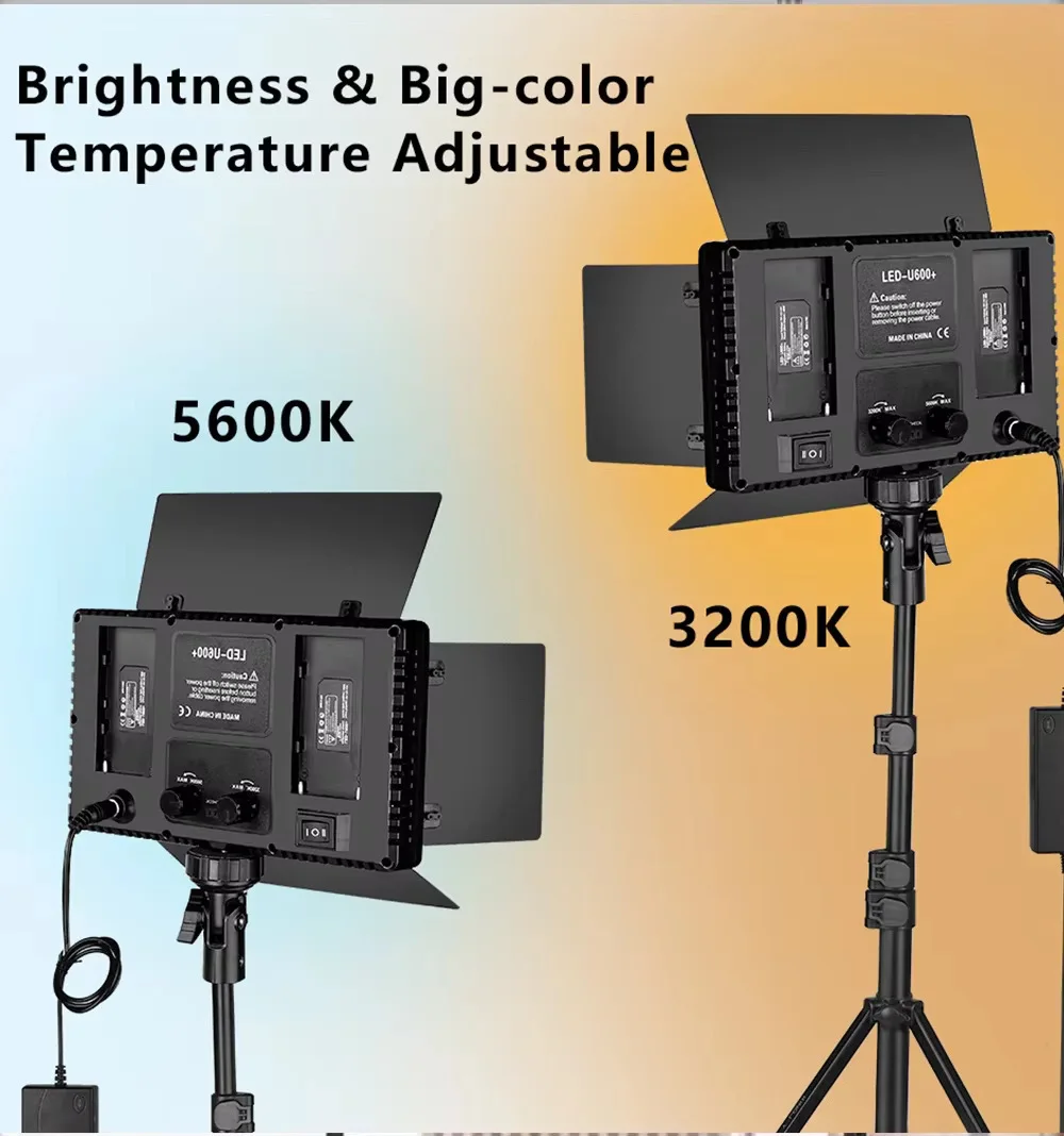 Kit Lumière LED Professionnel – Pro LED 800 avec Trépied