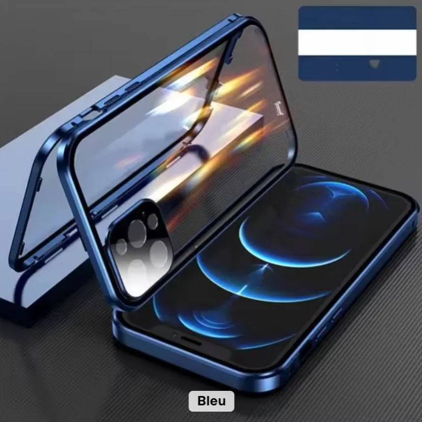 Coque Magnétique Transparente Ultra-Protection – 360°