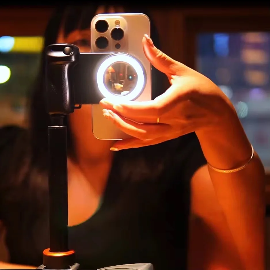 📸 FunShot Magnetic Grip 2 – Selfie Light & Stabilisateur Magnétique