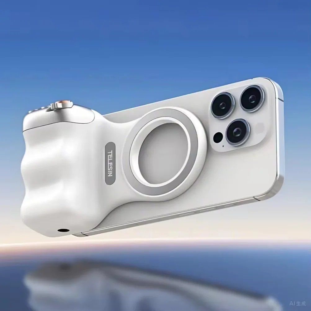 Poignée Photo Magnétique 360° Fun Shot – Contrôle Pro pour Smartphone