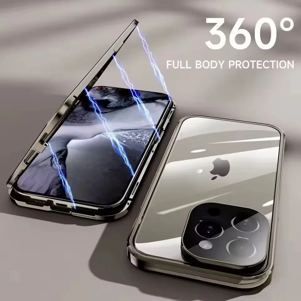 Coque Magnétique Transparente Ultra-Protection – 360°