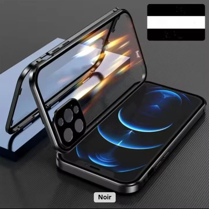 Coque Magnétique Transparente Ultra-Protection – 360°