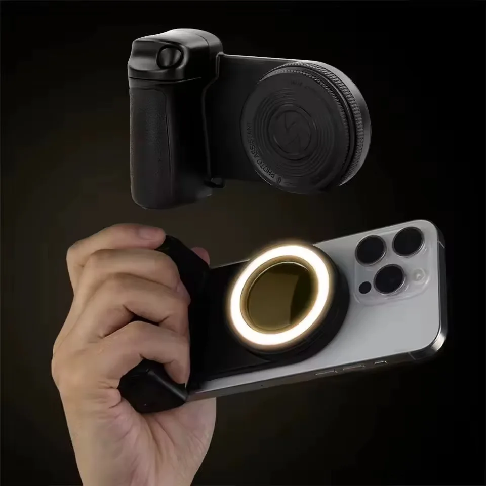 📸 FunShot Magnetic Grip 2 – Selfie Light & Stabilisateur Magnétique