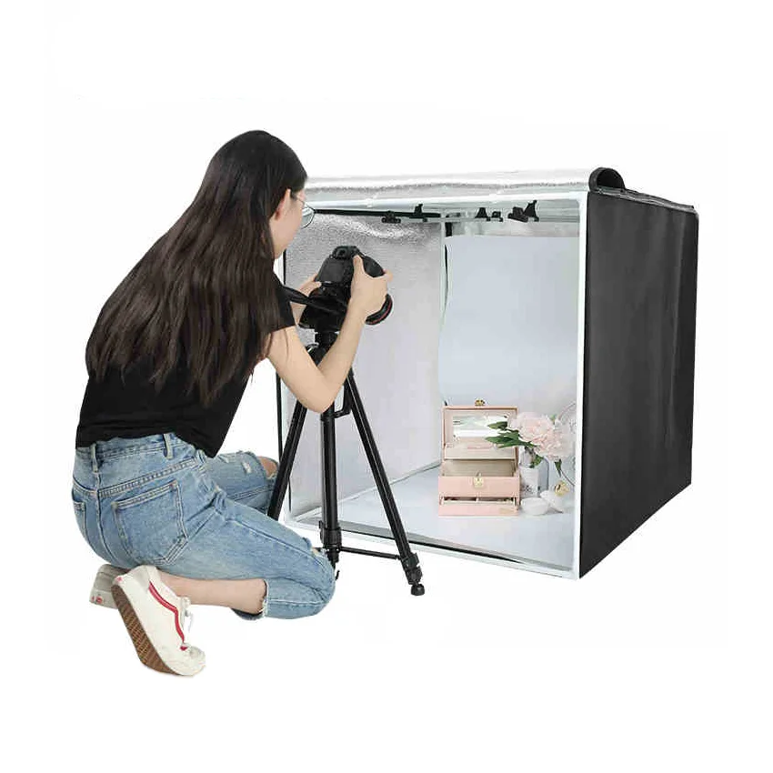 Boîte Studio LED Pliable 40 cm – Éclairage Professionnel pour Photos et Vidéos