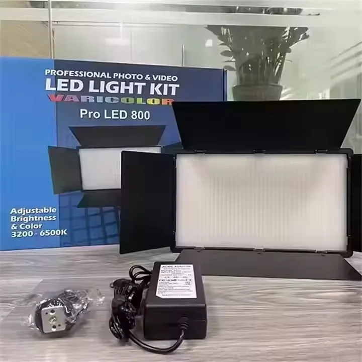 Kit Lumière LED Professionnel – Pro LED 800 avec Trépied
