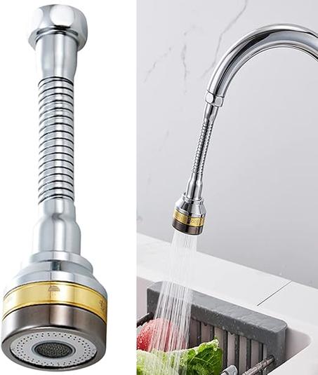 راس بخاخ صنبور المطبخ من النحاس الصلب والستانلس ستيل