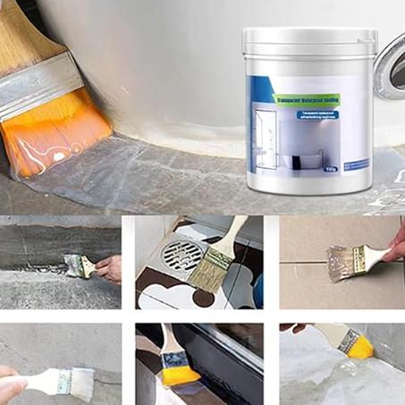 لاصق شفاف مقاوم للماء، يكون  طبقة حماية  غير مرئية  للشقوق والتسريبات