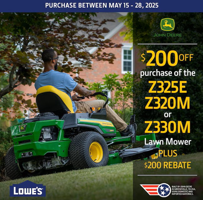 John Deere Z325E ZTrak 54-in 24 -HP V-twin Gas Zero-turn Riding Lawn Mower