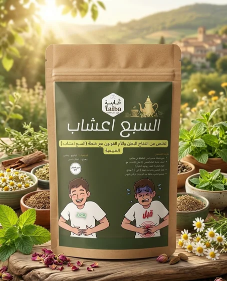 السبع اعشاب ( لتخفيف الم القولون )