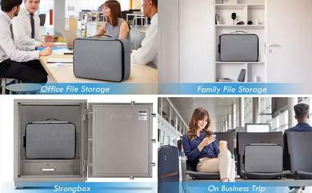 SafeDoc – Organisateur de Documents Imperméable ✅