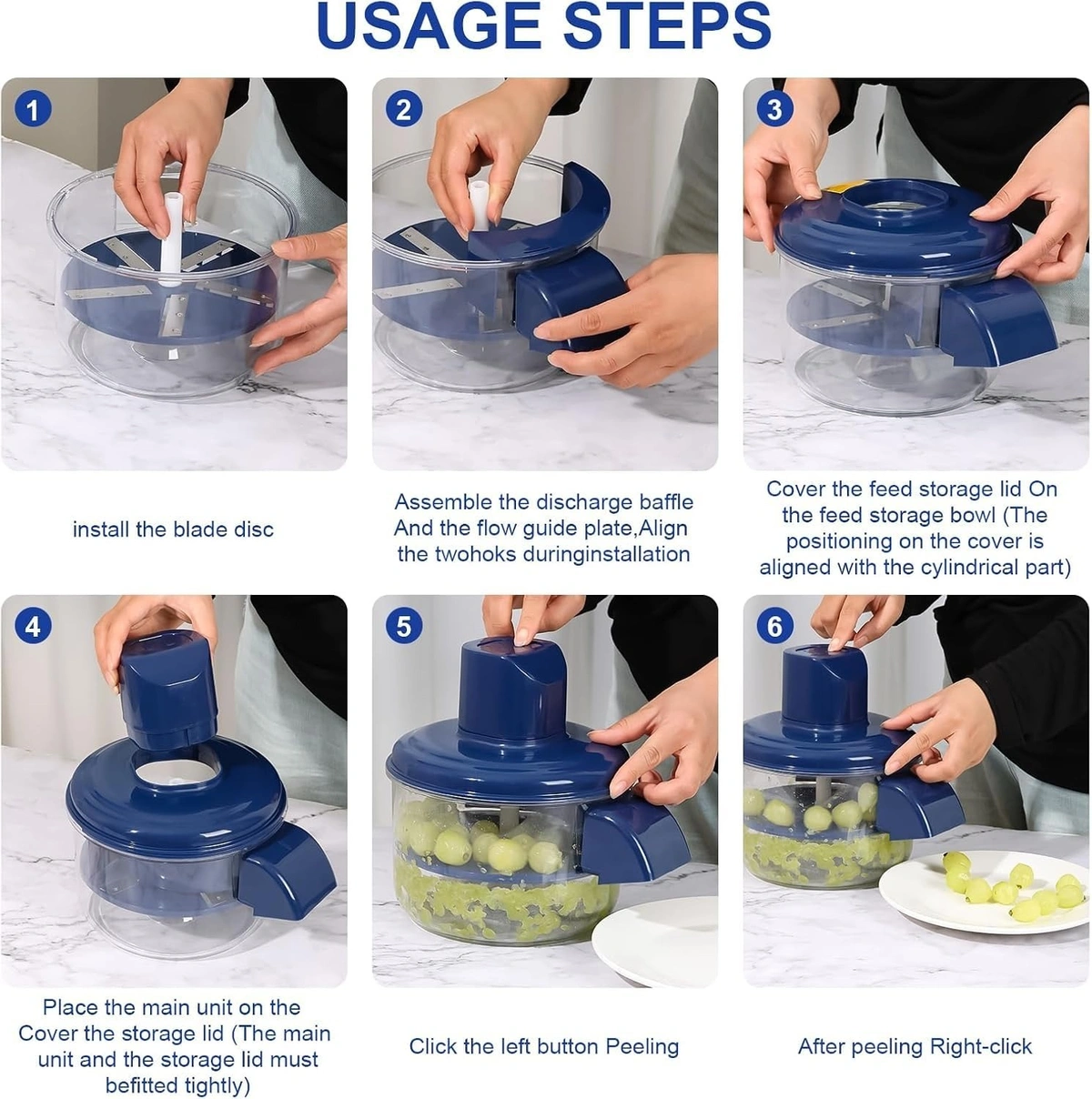 Automatic Garlic & Fruit Peeler Machine – Rechargeable Electric Skin Remover for Garlic, Grapes, Tomatoes, and Cherries