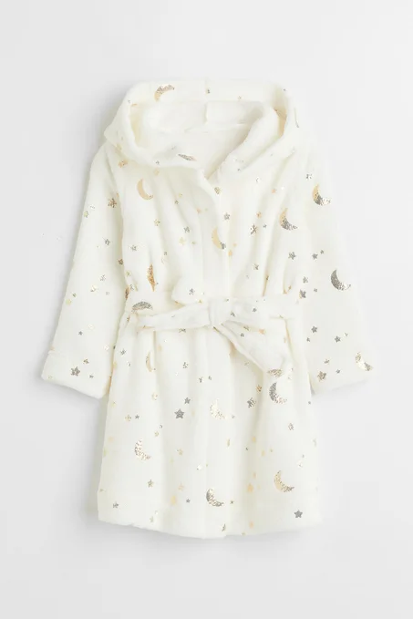 Article NEUF Robe de chambre en polaire 6-8ans