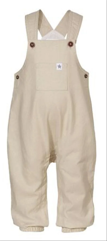 Salopette Bébé en lin Couleur beige