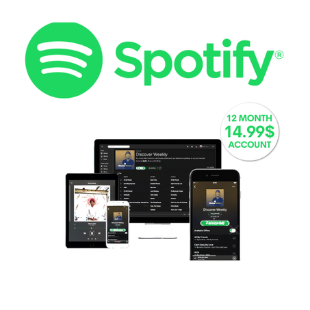 Spotify Premium 12 Months – Ad-Free Music & Unlimited Skips