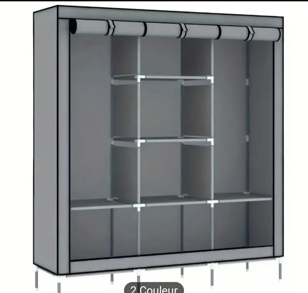 خزانة الملابس القابلة للطي الحجم الكبير