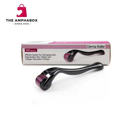 Derma Roller لتدليك الجسم والعناية بالبشرة ونمو الشعر واللحية