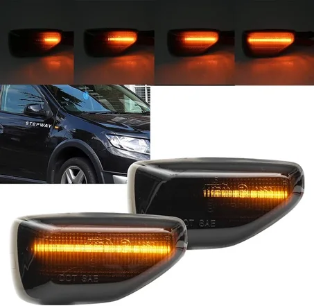 2 إشارة جانبية ديناميكية لسيارة DACIA