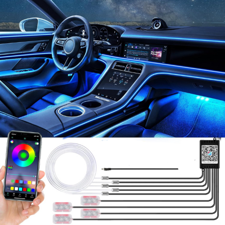 شريط  LED متعدد الألوان للسيارة