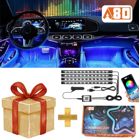 أضواء تحت القدمين 4 قطع A80