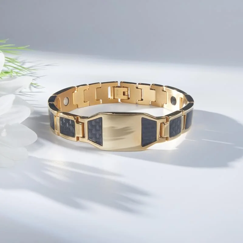 السوار المغناطيسي الذهبي