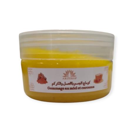 كوماج الجسم بالعسل والكركم