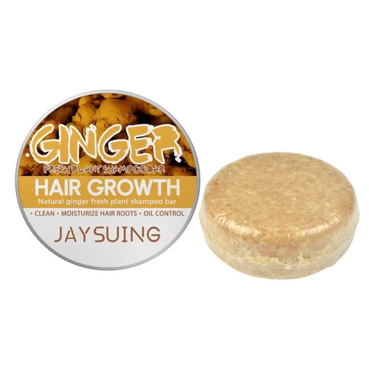 شامبو الزنجبيل الطبيعي لنمو وكثافة الشعر