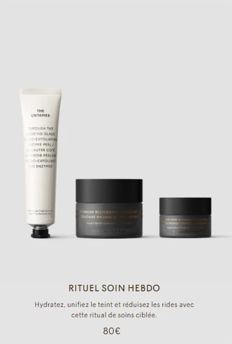 SOIN VISAGE - RITUEL SOIN HEBDO -