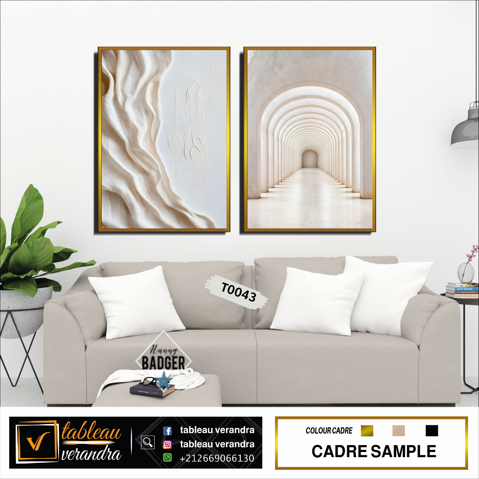 tableaux 3D moderne