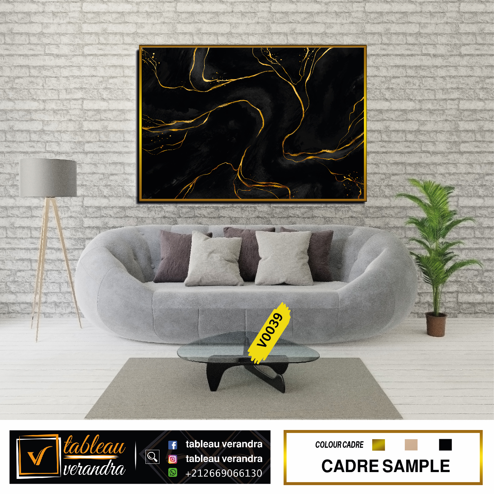 tableau marbel god et black