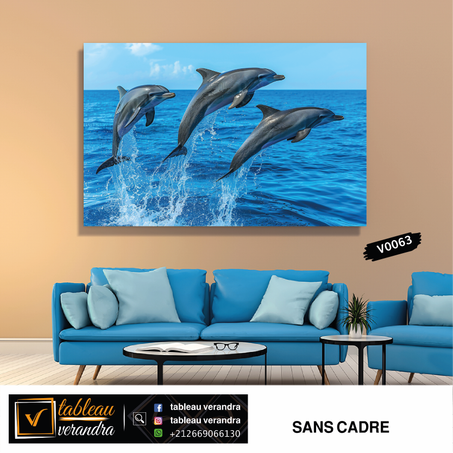 tableaux decoration Dauphins