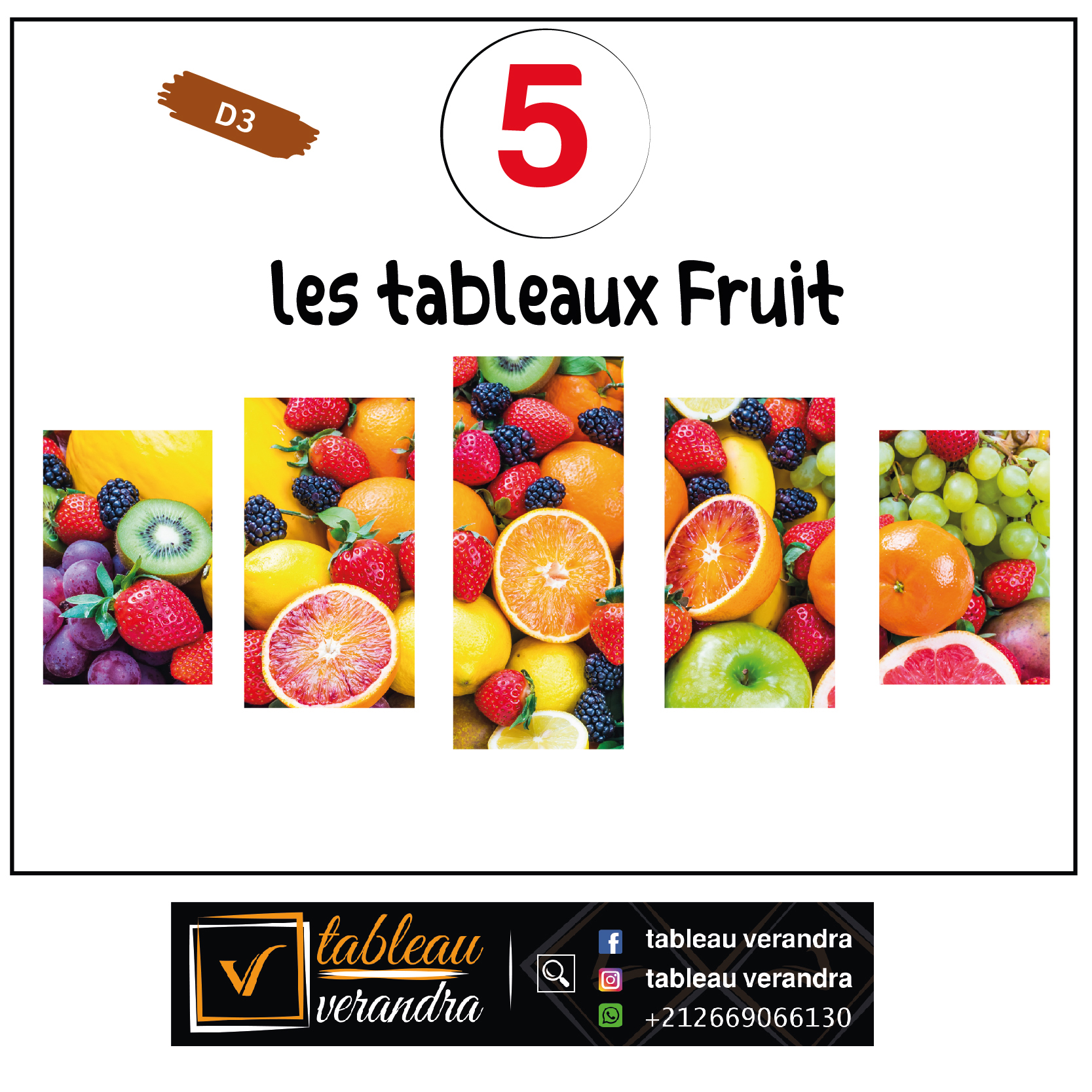 les tableaux de fruit