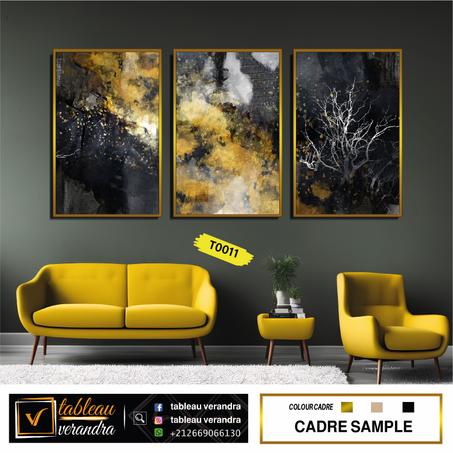 les 3 tableaux moderne